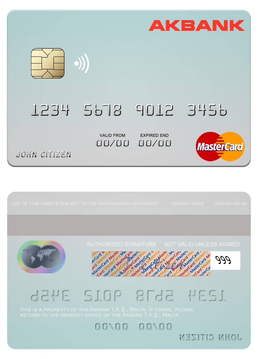 Malta Akbank T.A.Ş. mastercard